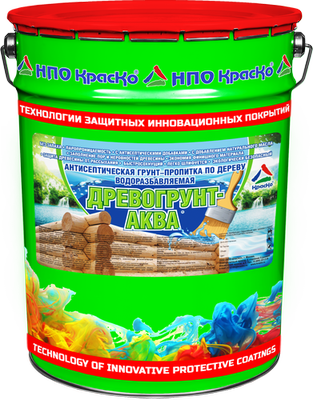Древогрунт-Аква - антисептическая грунт-пропитка по дереву водоразбавляемая