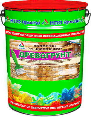 Древогрунт — антисептическая грунт-пропитка по дереву