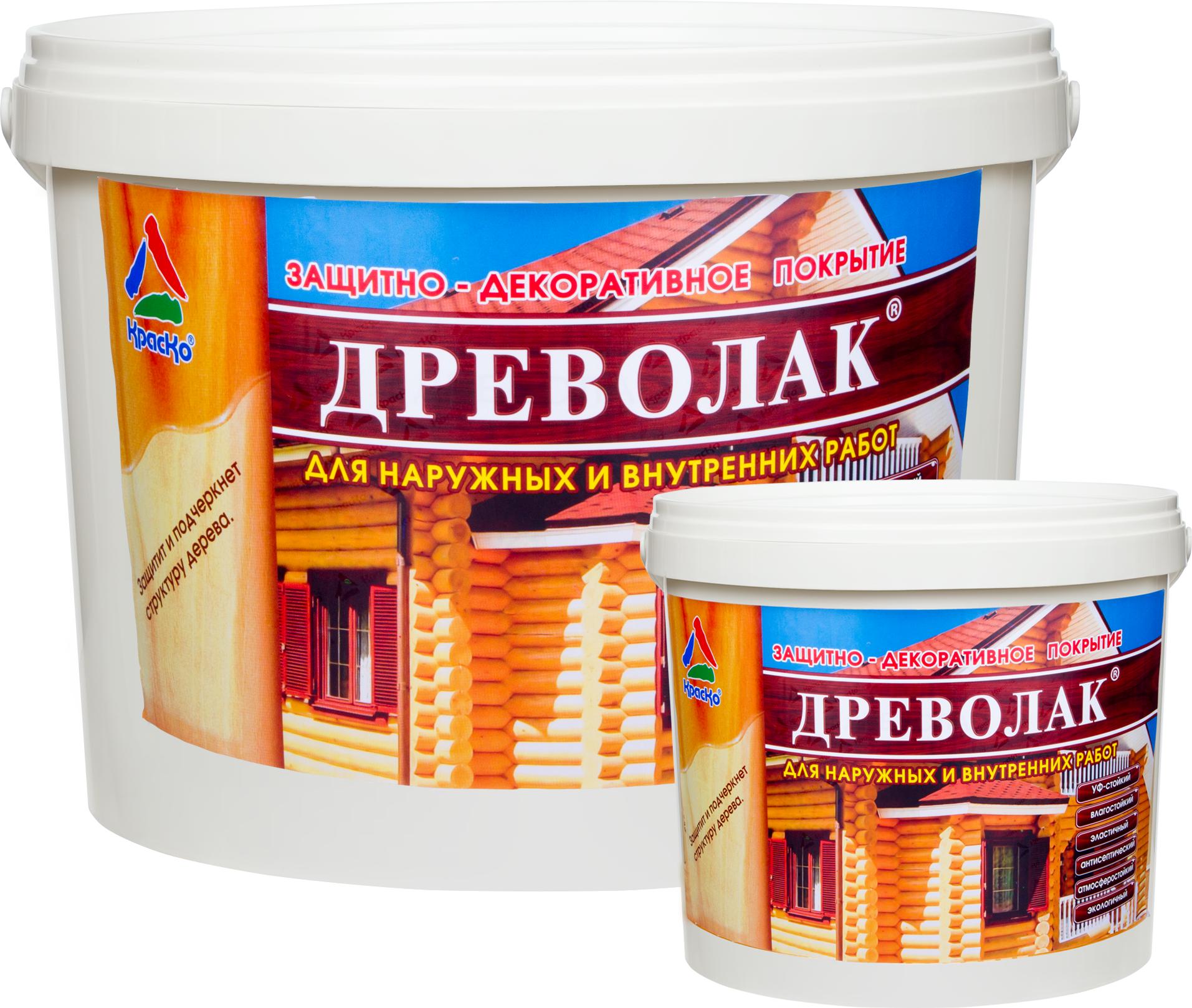 Компания КрасКо представляет обновленный акриловый лак по дереву «Древолак» с добавлением воска!